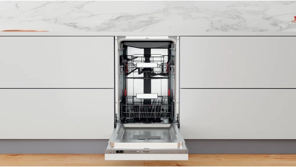 Whirlpool WSIO 3O23 PFE X Lavastoviglie integrata totale cm. 45 - 10 coperti