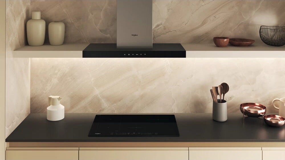 Whirlpool WL S6277 CPNE Piano cottura a induzione cm. 77 - vetroceramica nero