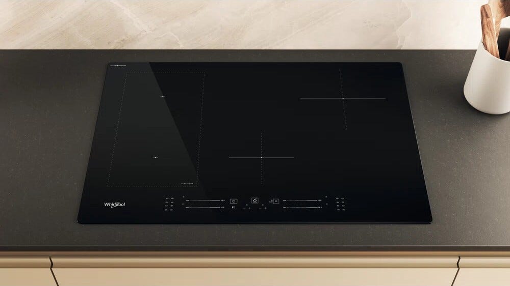 Whirlpool WL S6277 CPNE Piano cottura a induzione cm. 77 - vetroceramica nero