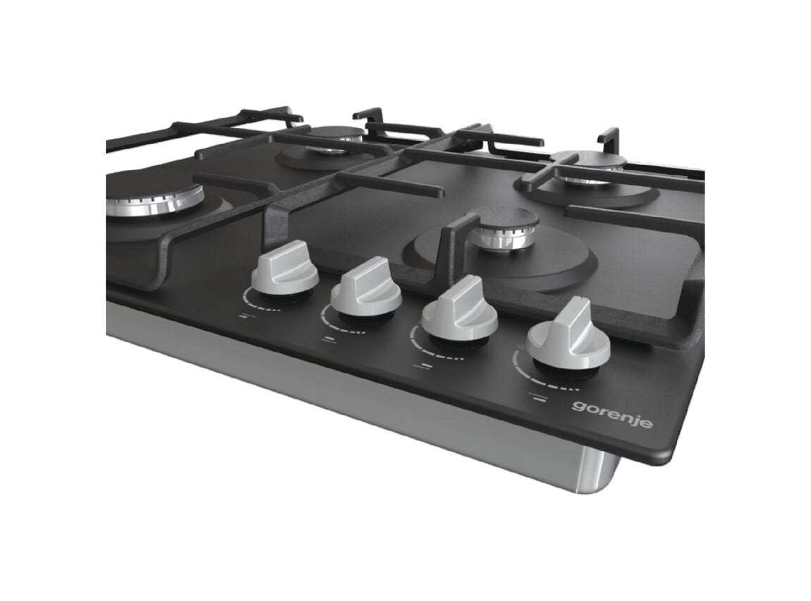 Gorenje G641EXB Piano cottura a gas cm. 60 - nero