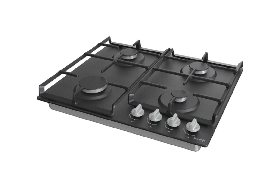 Gorenje G641EXB Piano cottura a gas cm. 60 - nero