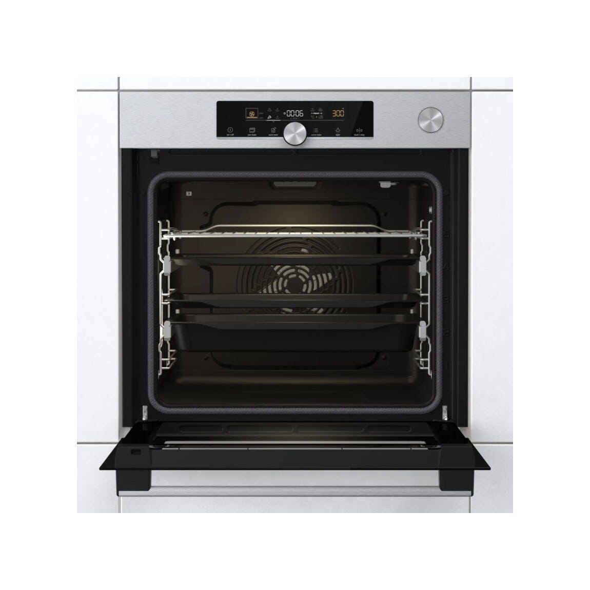 Gorenje BPSAX6747A08BG Forno elettrico pirolitico cm. 60 - inox/nero