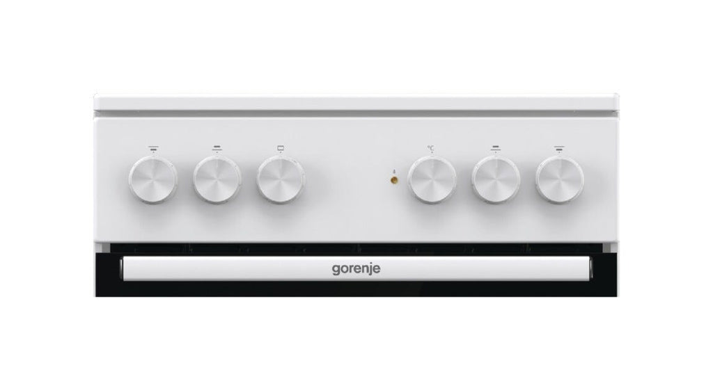 Gorenje GEC5A41WG Cucina da accosto cm. 50 - 4 zone elettriche - 1 forno elettrico - bianco/nero