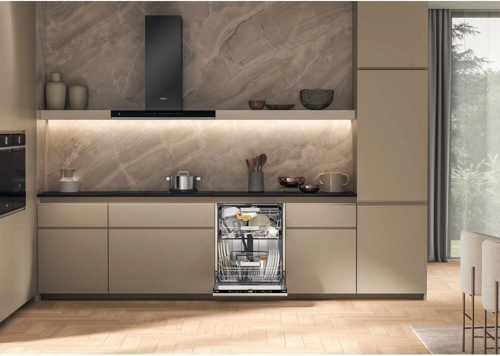 Whirlpool W8I HT58 TS Lavastoviglie integrata totale cm. 60 - 14 coperti