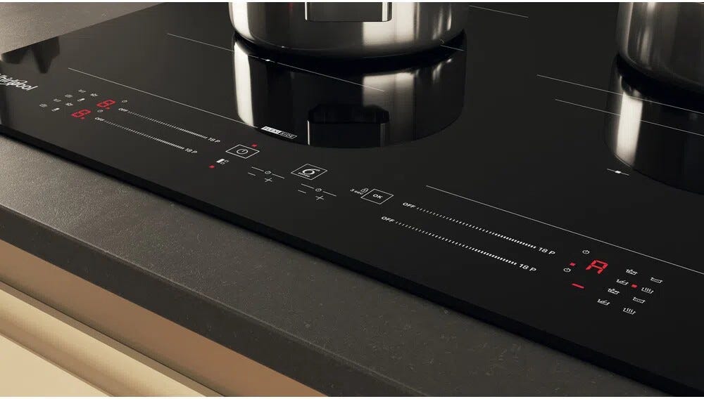 Whirlpool WF S5060 CPBF Piano cottura a induzione cm. 59 - vetroceramica nero