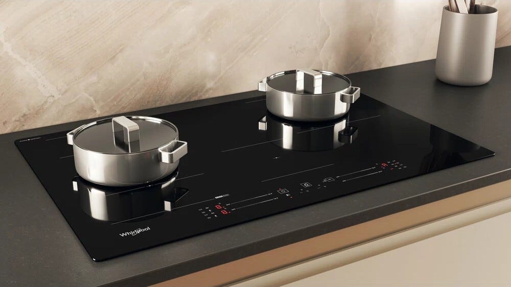 Whirlpool WF S1577 CPNE Piano cottura a induzione cm. 77 - vetroceramica nero