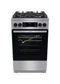 Gorenje GK5C65XV Cucina da accosto cm. 50 - 4 zone a gas - 1 forno elettrico - bianco/nero