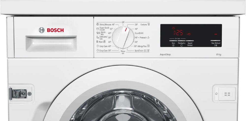 Bosch WIW24342EU Serie 6 Lavatrice da incasso cm. 60 - capacità 8 kg - bianco