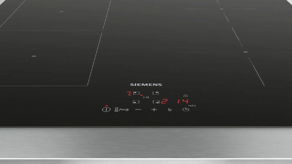 Siemens EE611BPB5E IQ500 Piano cottura a induzione cm 60 - vetroceramica nero