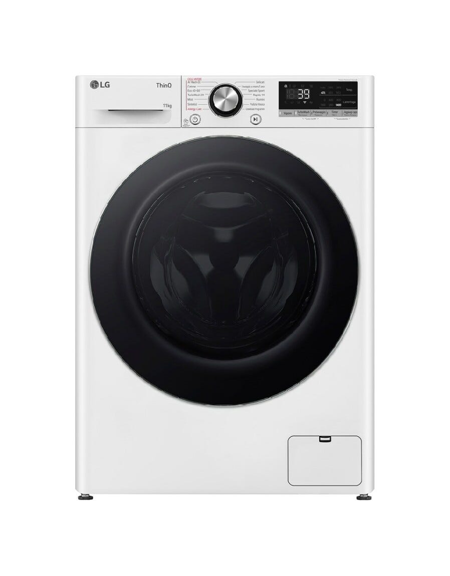 LG F4R7010TSWG Lavatrice cm. 60 - capacità 10 kg - bianco