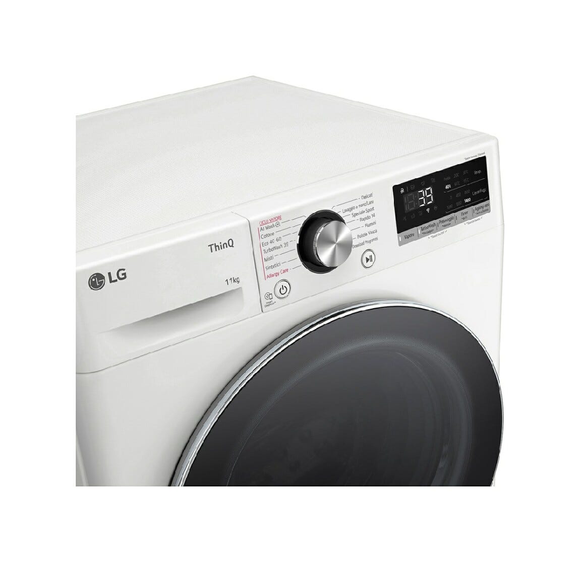 LG F4R7010TSWG Lavatrice cm. 60 - capacità 10 kg - bianco