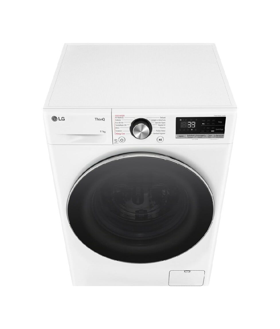 LG F4R7010TSWG Lavatrice cm. 60 - capacità 10 kg - bianco