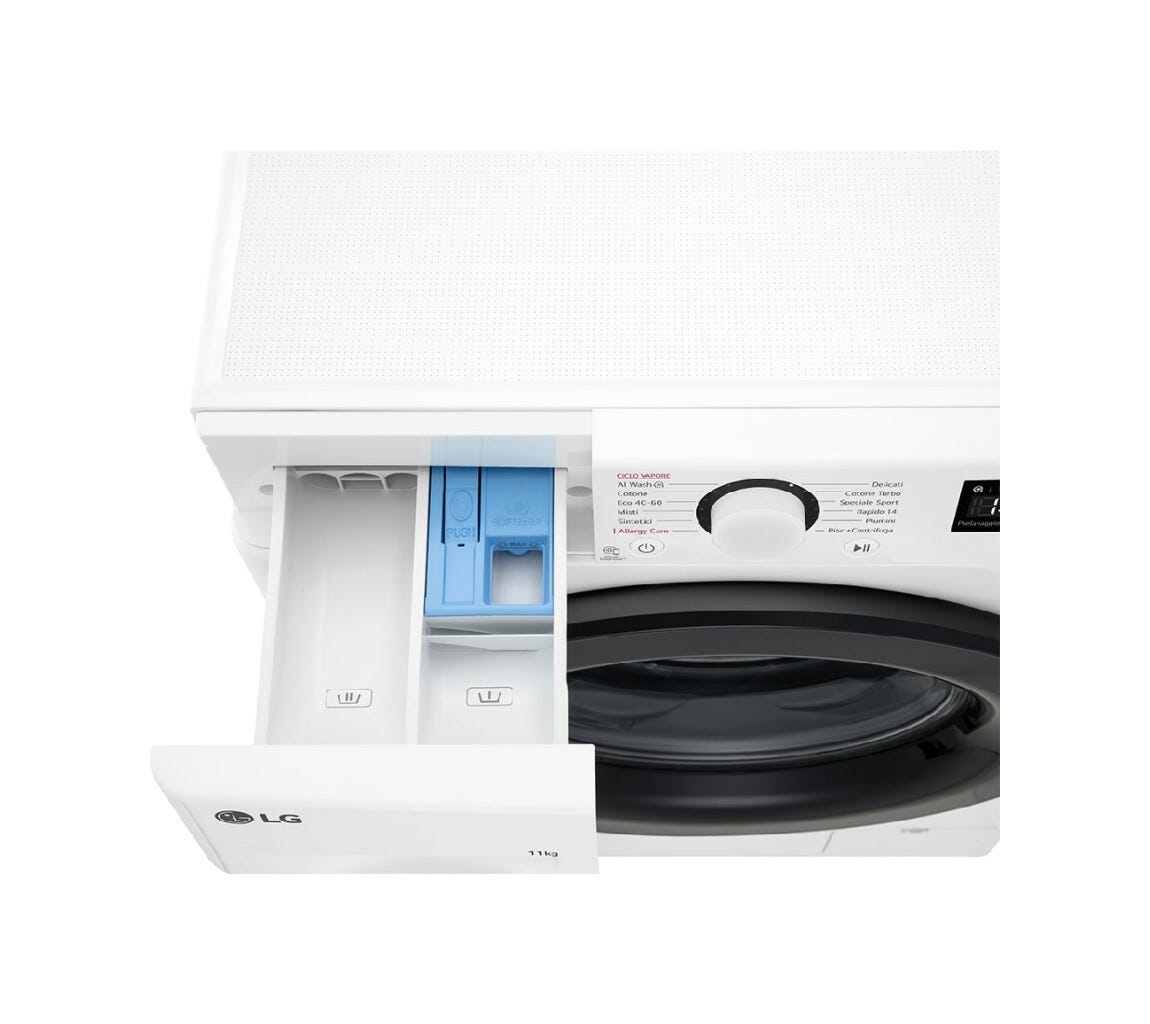 LG F4R3011NSWB Lavatrice cm. 60 - capacità 11 kg - bianco