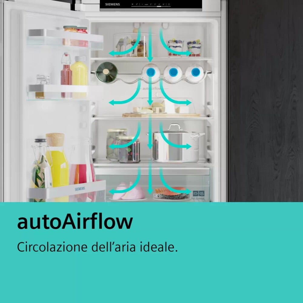 Siemens KI86NADD0 IQ500 Frigorifero con congelatore da incasso cm. 56 h 177 - lt. 260