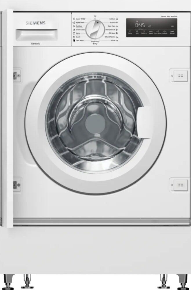Siemens WI14W542EU IQ700 Lavatrice da incasso cm. 60 - capacità 8 kg - bianco