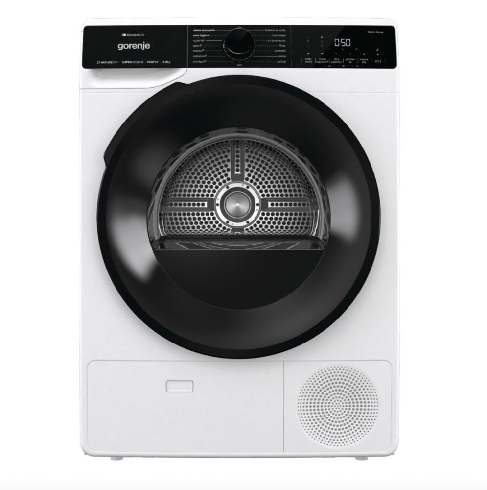 Gorenje DPNA92WIFI/PL Asciugatrice cm. 60 - capacità 9 kg - bianco/nero