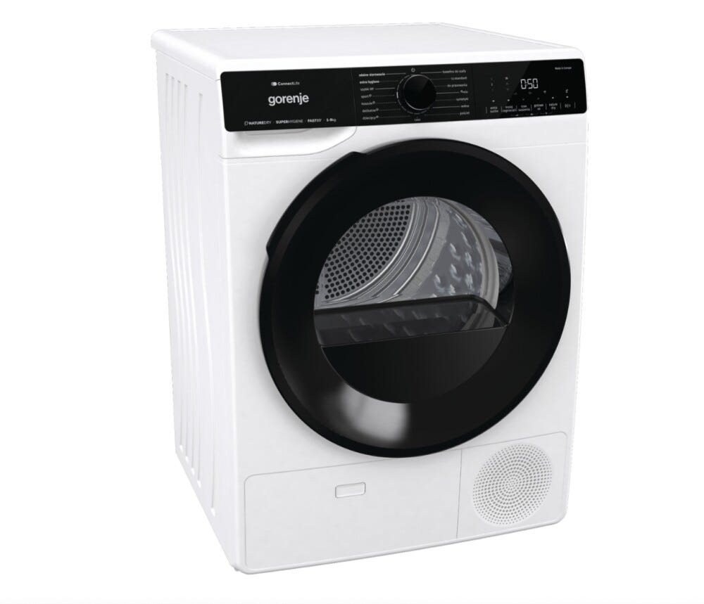 Gorenje DPNA92WIFI/PL Asciugatrice cm. 60 - capacità 9 kg - bianco/nero