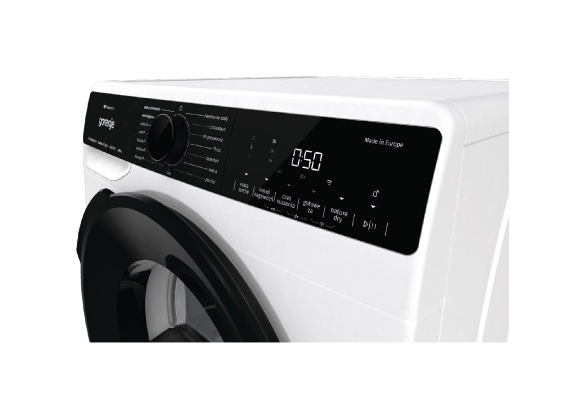 Gorenje DPNA92WIFI/PL Asciugatrice cm. 60 - capacità 9 kg - bianco/nero