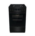 Gorenje GK5C60BJ Cucina da accosto cm. 50 - 4 zone a gas - 1 forno elettrico - nero