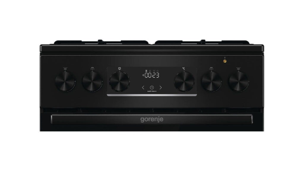 Gorenje GK5C60BJ Cucina da accosto cm. 50 - 4 zone a gas - 1 forno elettrico - nero