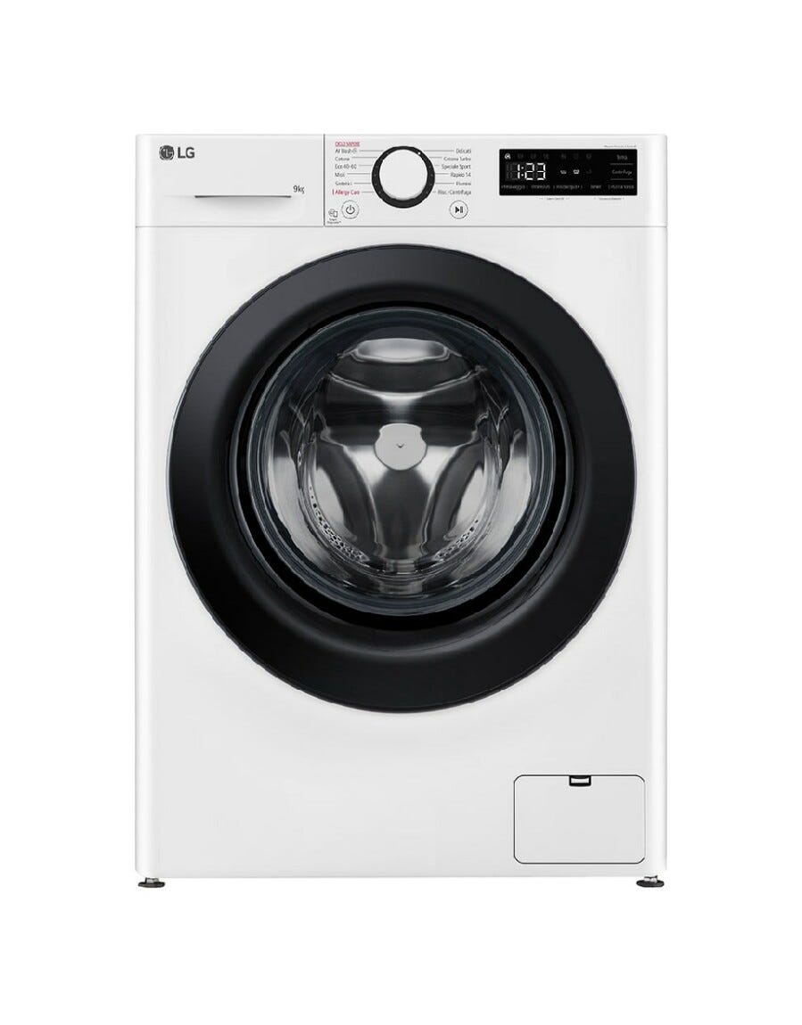 LG F4R3009NSWB Serie R3 Lavatrice cm. 60 - capacità 9 kg - bianco