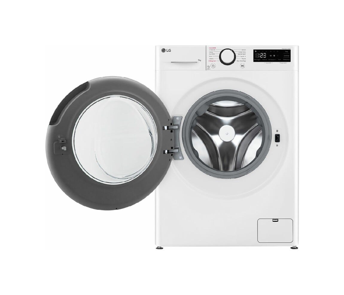 LG F4R3009NSWB Serie R3 Lavatrice cm. 60 - capacità 9 kg - bianco