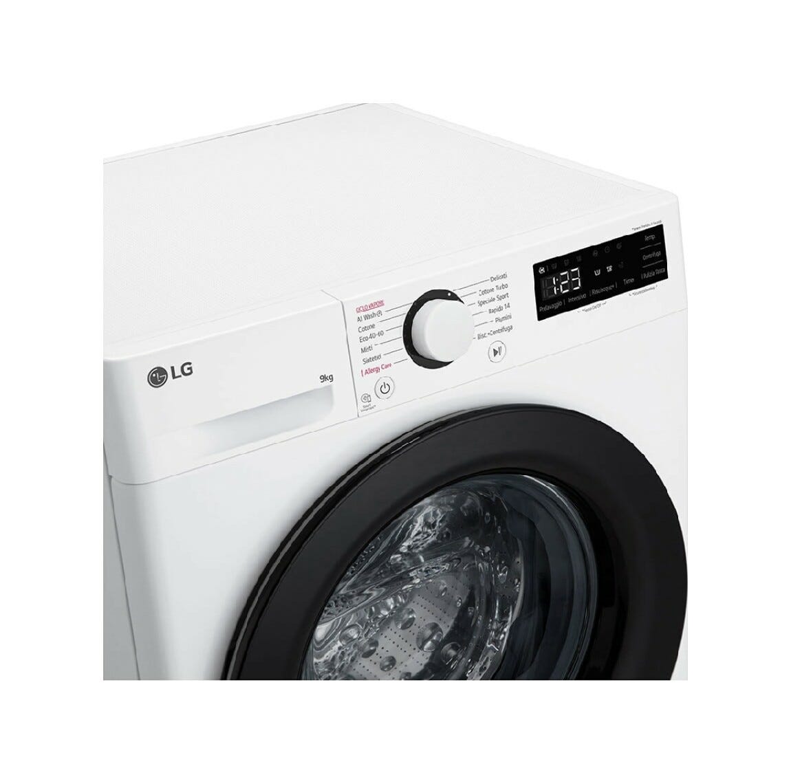 LG F4R3009NSWB Serie R3 Lavatrice cm. 60 - capacità 9 kg - bianco