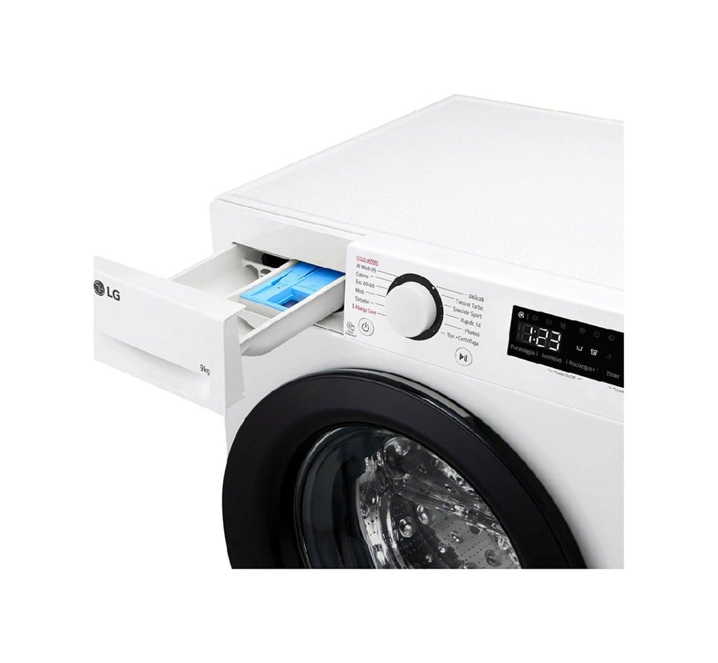 LG F4R3009NSWB Serie R3 Lavatrice cm. 60 - capacità 9 kg - bianco