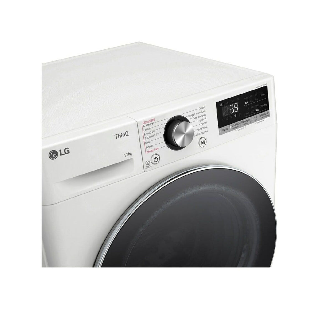 LG F4R7011TSWC AI DD Serie R7 Lavatrice cm. 60 - capacità 11 kg - bianco