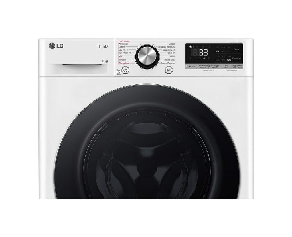 LG F4R7011TSWC AI DD Serie R7 Lavatrice cm. 60 - capacità 11 kg - bianco