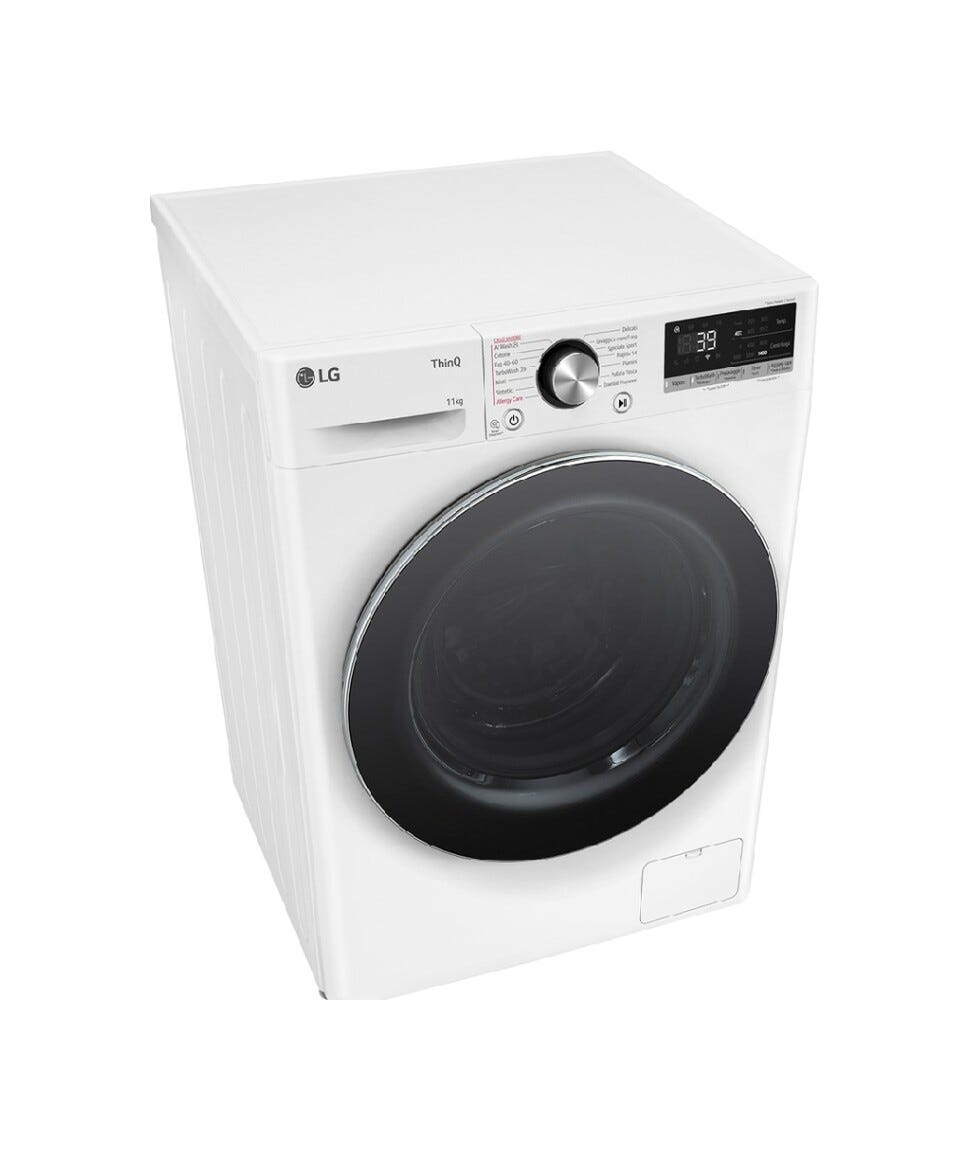 LG F4R7011TSWC AI DD Serie R7 Lavatrice cm. 60 - capacità 11 kg - bianco