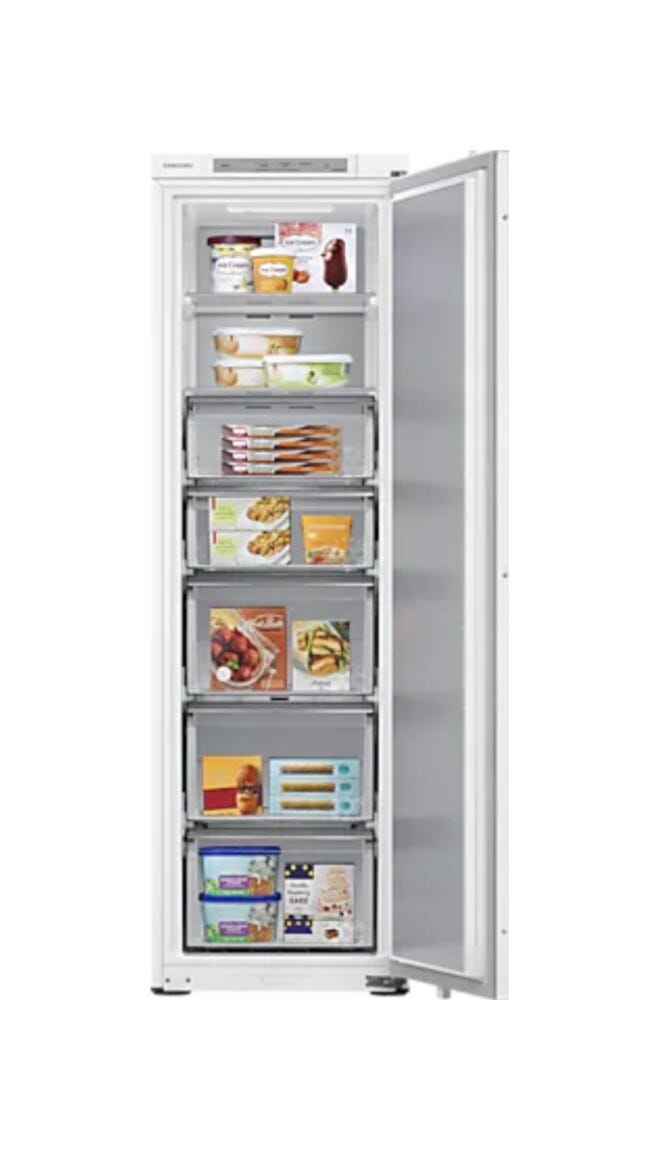 Samsung BRZ22700EWW/EF Congelatore da incasso - cm. 54 h. 178 - lt. 540