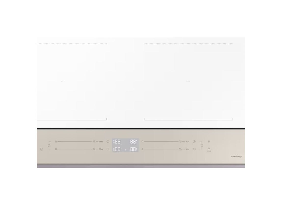 Samsung NZ64B5067YY/U1 SlimFit Piano cottura a induzione cm 60 - bianco/beige