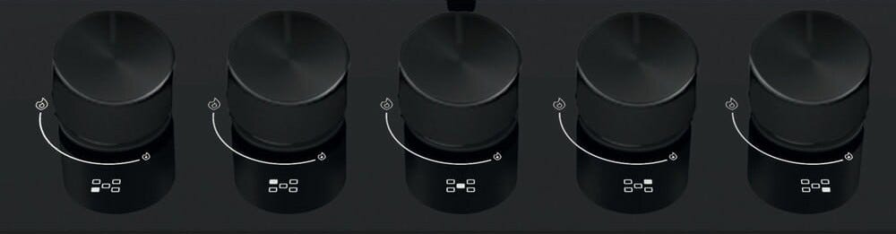 Whirlpool GOA 7523/NB1 Piano cottura a gas cm. 73 - vetro nero