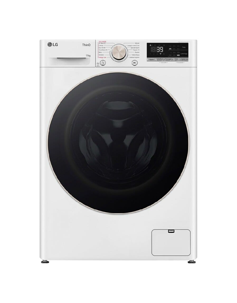 LG F4R7011TSWG Serie R7 Lavatrice cm. 60 - capacità 11 kg - bianco