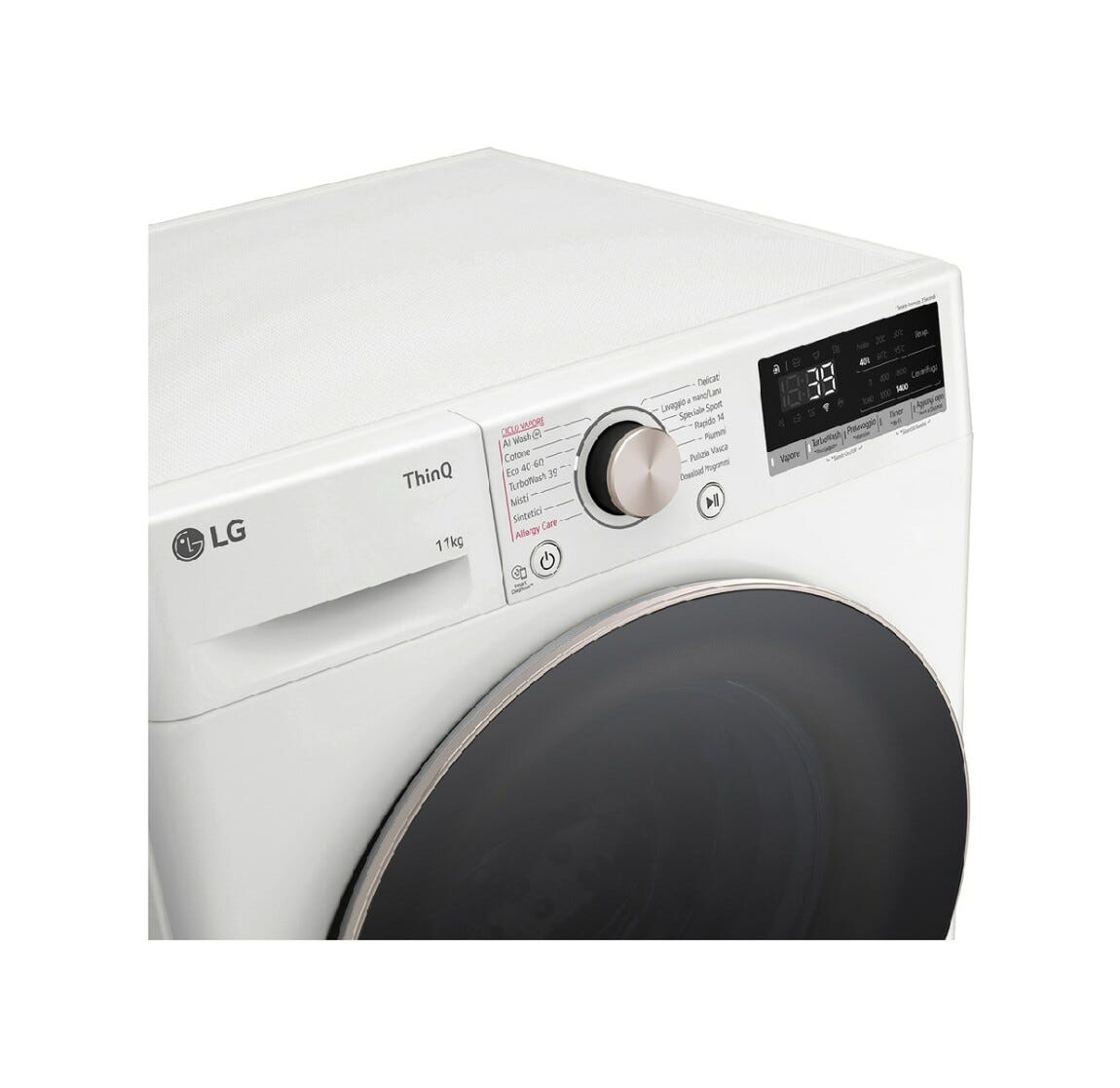 LG F4R7011TSWG Serie R7 Lavatrice cm. 60 - capacità 11 kg - bianco