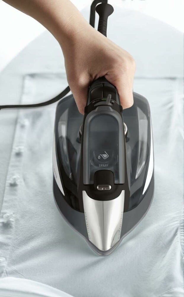 Rowenta DW7025D1 EXPERTIS ANTI-CALC Ferro da stiro - grigio