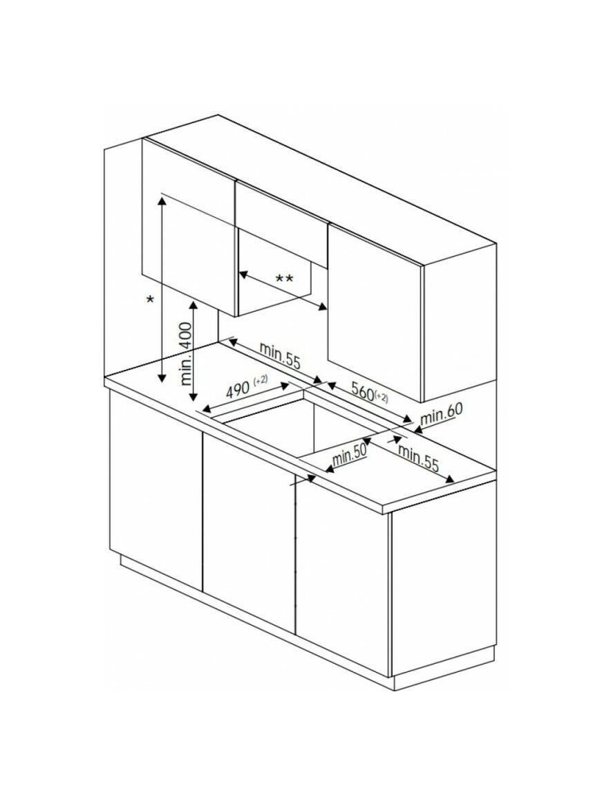 Beko HII 64720 UF2T Piano cottura a induzione cm. 60 - vetroceramica nero
