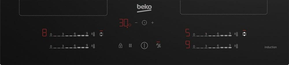 Beko HII 64720 UF2T Piano cottura a induzione cm. 60 - vetroceramica nero