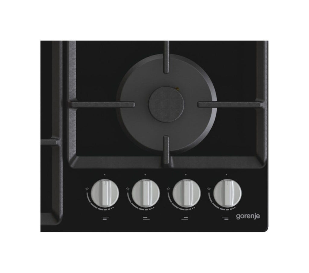 Gorenje GT641EXB Piano cottura a gas cm. 60 - vetro nero