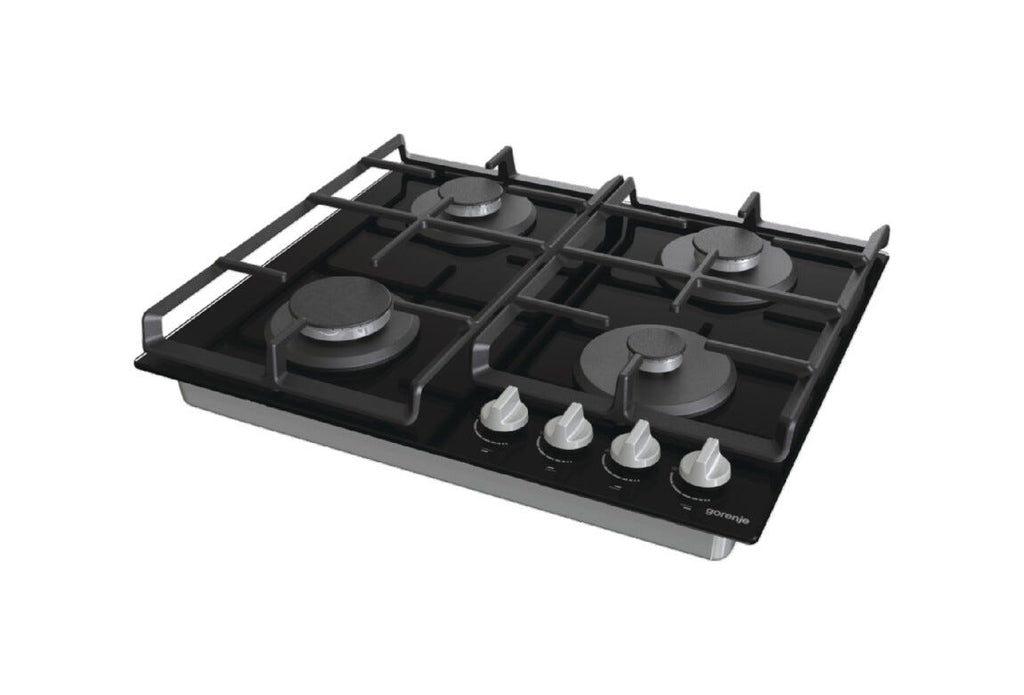 Gorenje GT641EXB Piano cottura a gas cm. 60 - vetro nero