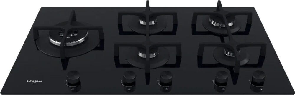 Whirlpool GOA 9523/NB1 Piano cottura a gas cm. 86 - vetro nero