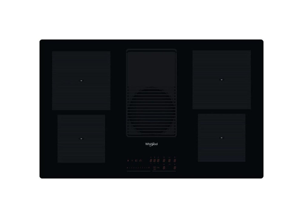 Whirlpool WVH 92 K F KIT/1 Piano cottura a induzione con cappa integrata cm. 83 - vetroceramica nero