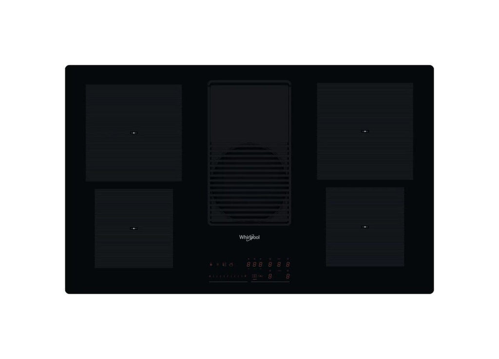 Whirlpool WVH 92 K F KIT/1 Piano cottura a induzione con cappa integrata cm. 83 - vetroceramica nero