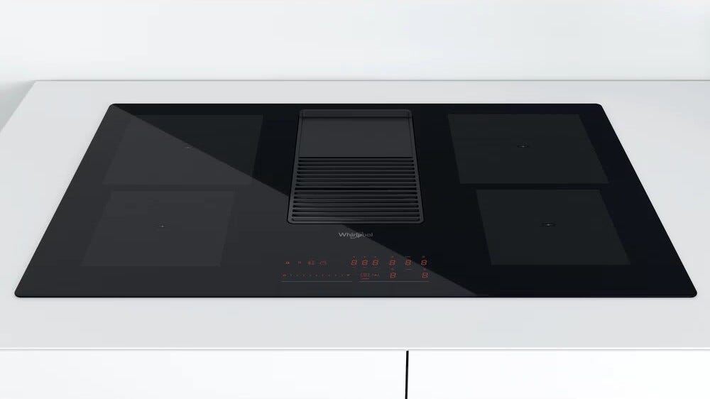Whirlpool WVH 92 K F KIT/1 Piano cottura a induzione con cappa integrata cm. 83 - vetroceramica nero