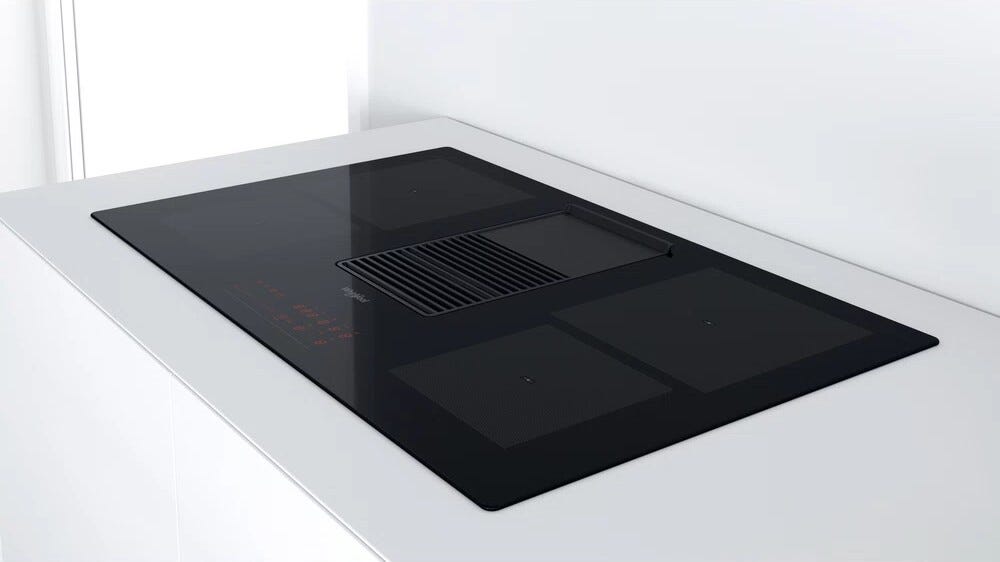 Whirlpool WVH 92 K F KIT/1 Piano cottura a induzione con cappa integrata cm. 83 - vetroceramica nero