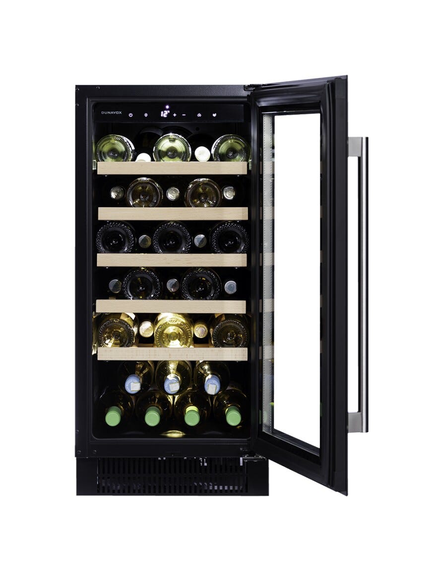 Dunavox DAUF-32.83B Flow-32 Cantina vini cm. 38 - 32 bottiglie - nero