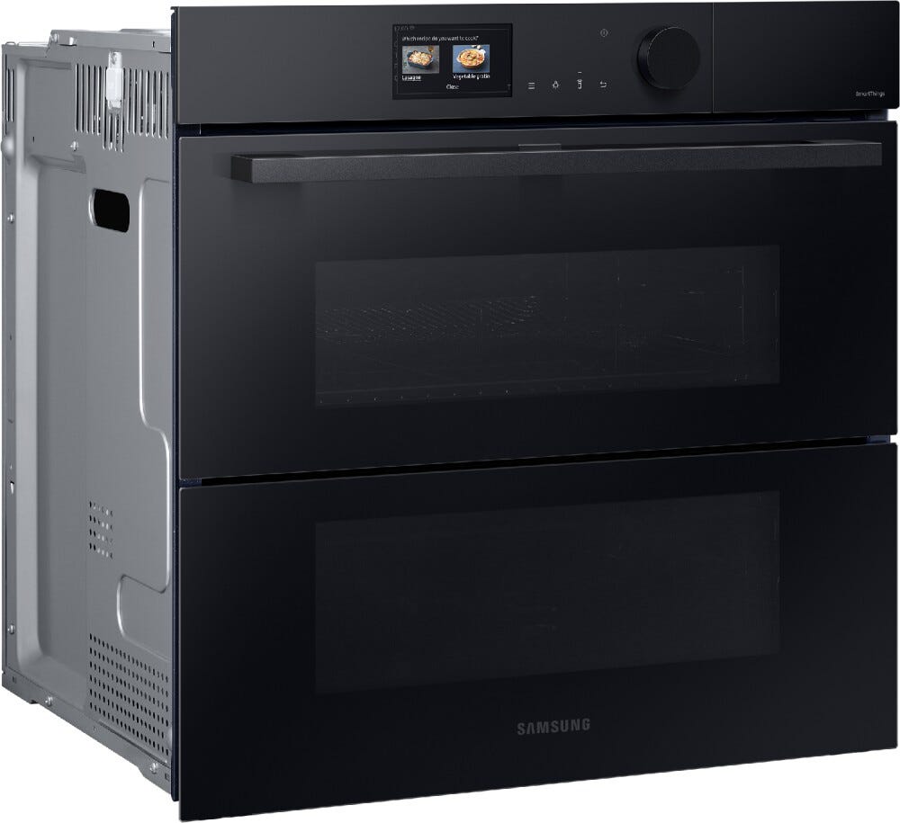 Samsung NV7B6799JBK Serie 6 Dual Cook Flex™ Steam Doppio forno combinato a vapore cm. 60 - nero