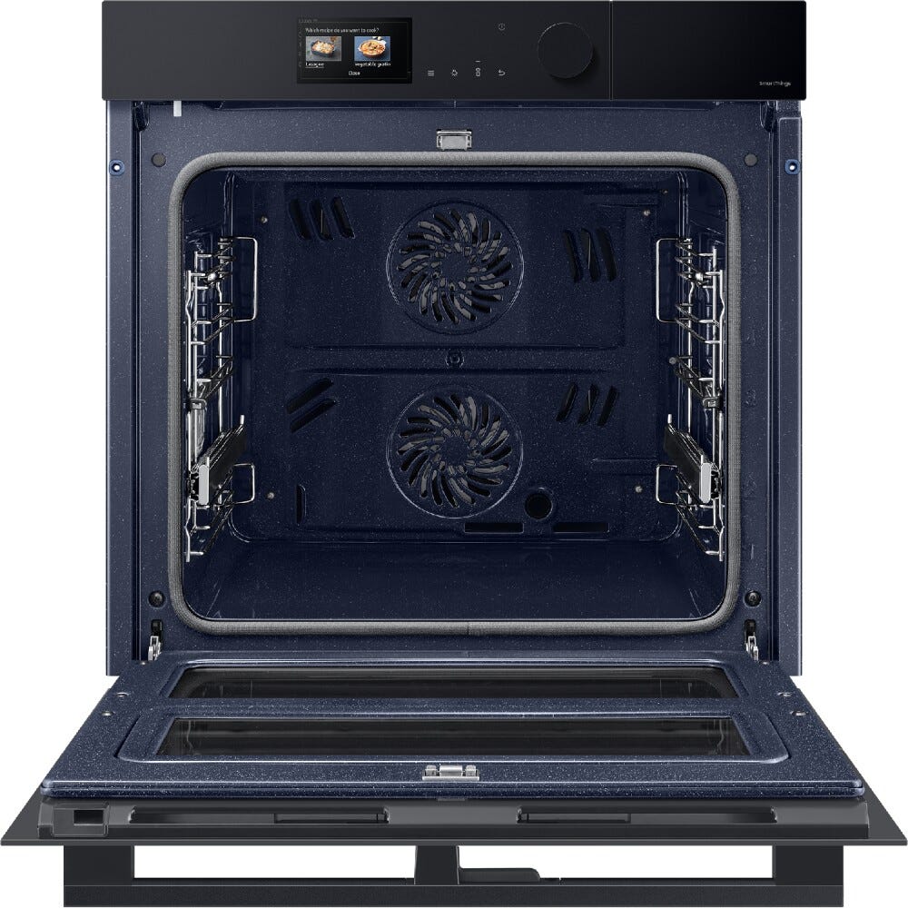 Samsung NV7B6799JBK Serie 6 Dual Cook Flex™ Steam Doppio forno combinato a vapore cm. 60 - nero