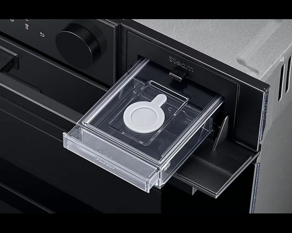Samsung NV7B6799JBK Serie 6 Dual Cook Flex™ Steam Doppio forno combinato a vapore cm. 60 - nero
